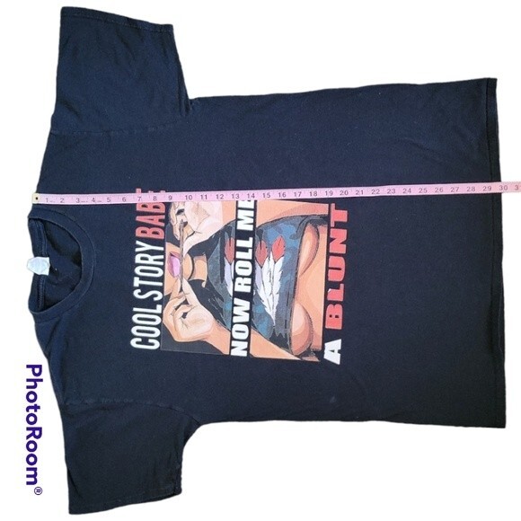 FUNNY 'COOL STORY BABE, NOW ROLL ME A BLUNT' TSHIRT - Picture 5 of 5
